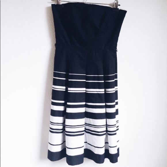 White House Black Market Dresses & Skirts - Black striped dress